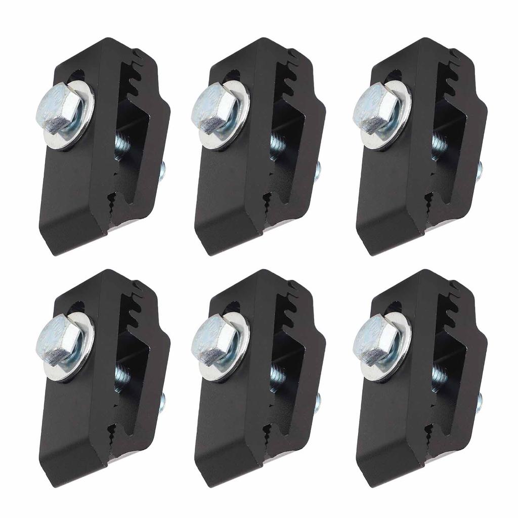 6pcs Truck Bed Cover Clamps 1112514 Aluminum Low Pro Truck Mounting Clamps for Most Truck Beds