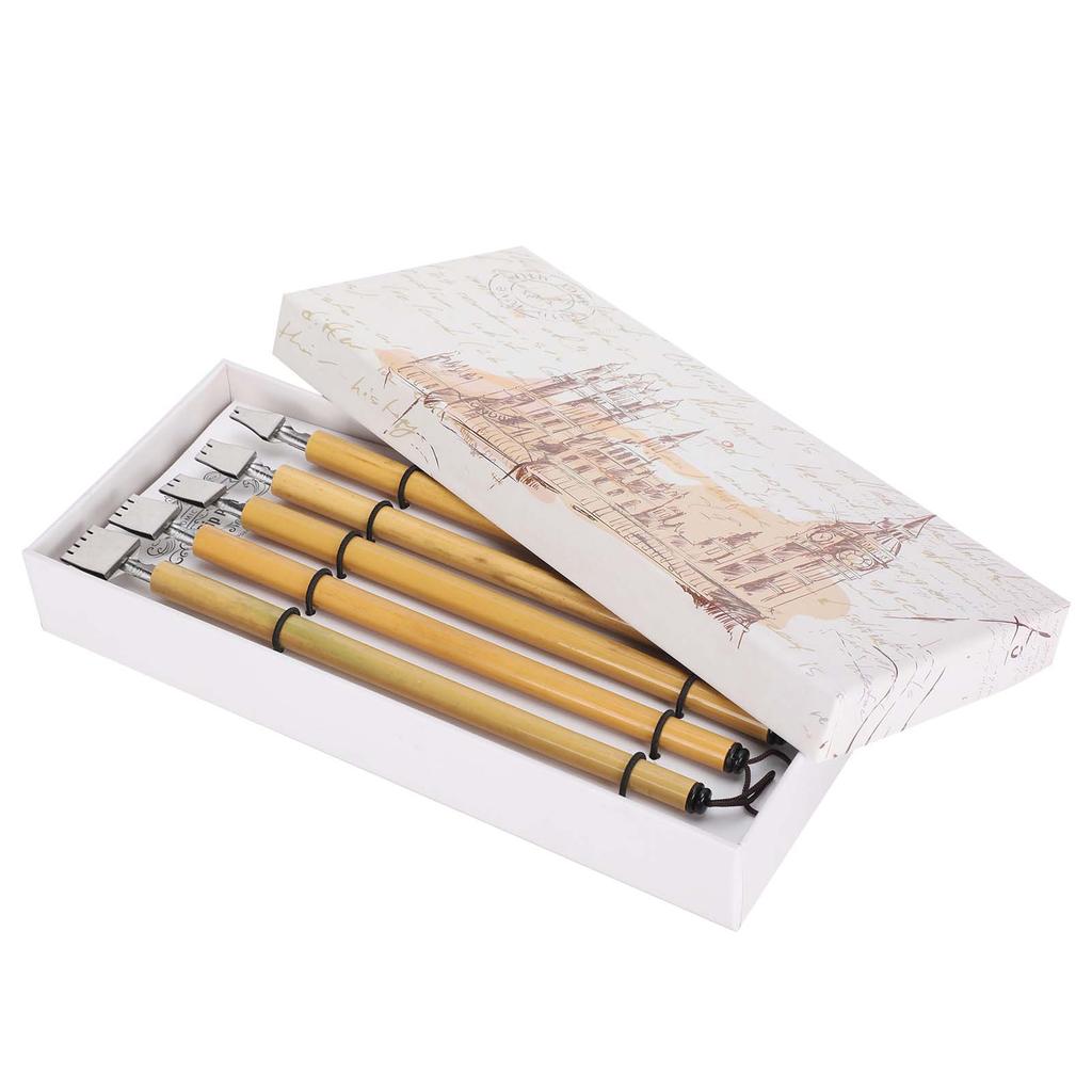 5 шт. ручка для рисования манга каллиграфия в коробке винтажный бамбуковый набор для рисования школьные принадлежности