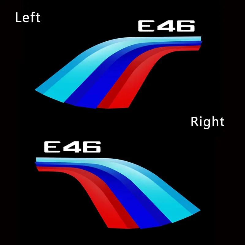 2PCS for BMW E46 1998-2006 3 Series LED Car Door Welcome Ghost Shadow Lights Courtesy Laser HD Projector Lamp Accessories
