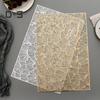 Dining Mat Hollowed-out Decorative Breathable Gold Color PVC Place Mat