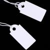 Пустые бирки для ювелирных изделий с закругленными углами и веревочкой - 100 листов