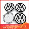 Для VW 4 ШТ. 60 мм Колпачки ступицы колеса Логотип Заглушка ступицы Значок Эмблема Для Volkswagen Polo Passat B5 B6 B7 T4 T5 Golf 4 5 6 Tigu