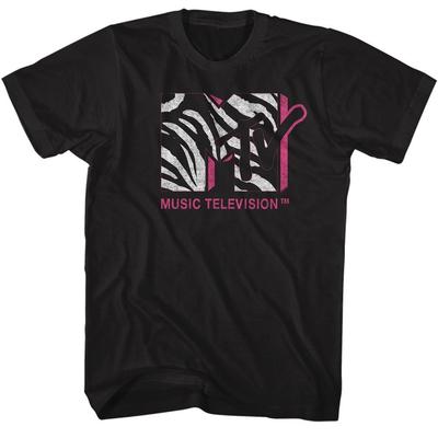 MTV Zebra Футболка Топы Футболки Мужская Женская Унисекс