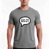 Hej Danish Swedish Greeting Hi Hello Tshirt Summer Casual Cotton Tee Oversized Streetwear Tops Vintage Graphic Print