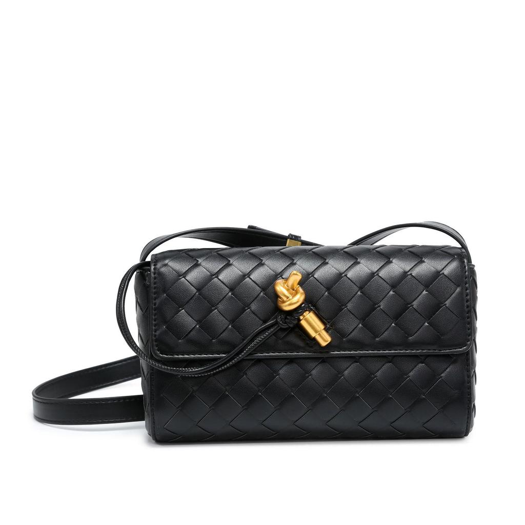 Вечерняя сумка Cross-border B Mini Andiamo Woven Crossbody с замком в стиле ретро