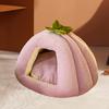 Полузакрытое гнездо для кошек, подстилка для животных, палатка, домик для домашних животных, пещера, кровать для кошек на все времена года