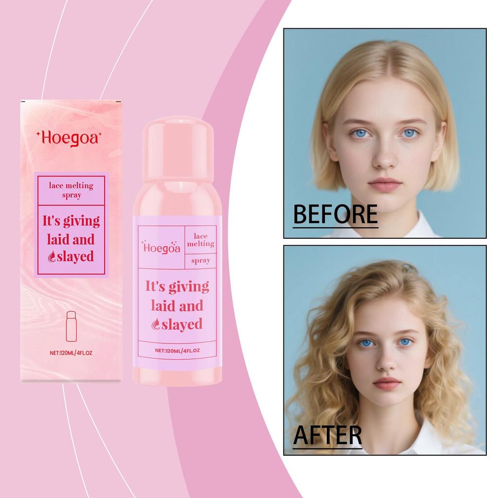 Спрей для фиксации парика, укладка кружева парика, невидимая посадка, легкий и освежающий ухаживающий спрей