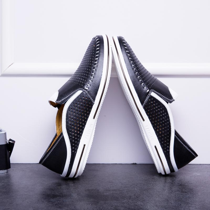 Мужские дышащие мокасины Новые Высококачественные Летние с перфорацией Повседневные лоферы Классическая обувь для вождения для мужчин Zapatos Hombre