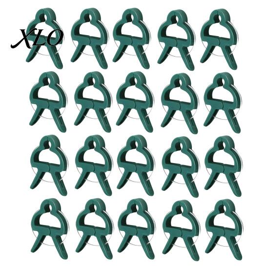 Vegetable Fixing Tools 20Pcs Plant Support Clips, Plastic Gentle Clamps, Greenhouse Holders Tomato Cage Clips for Climbing Vines, Flowers Stems