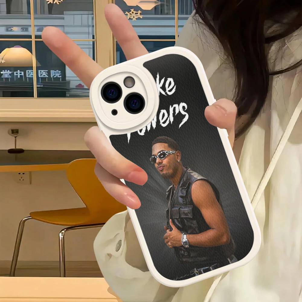 Myke Towers Rapper Phone Case For IPhone 16 15 14 13 12 11 Pro Max Plus Leather Soft Cover