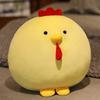 Cute chubby chick doll plush toy hen throw pillow girl sleeping leg long pillow children's rag doll