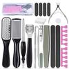 Professional Pedicure Tool Foot Care Tool for Feet Heels Toe Cuticle Kit File Set Dead Hard Skin Callus Remover Scraper