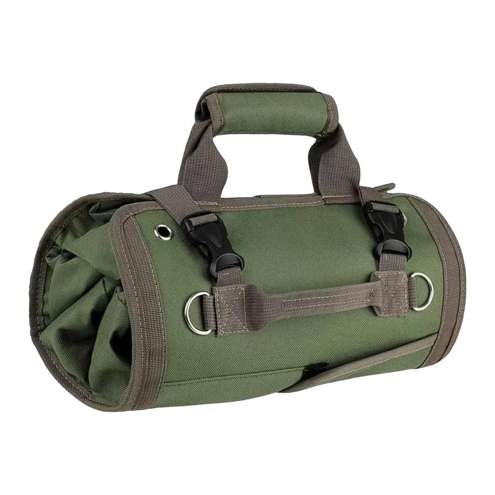 Многокарманная сумка для инструментов Портативные сворачиваемые сумки для инструментов Ткань Оксфорд Сумка-органайзер для аппаратных инструментов с экономией места Сумка-переноска