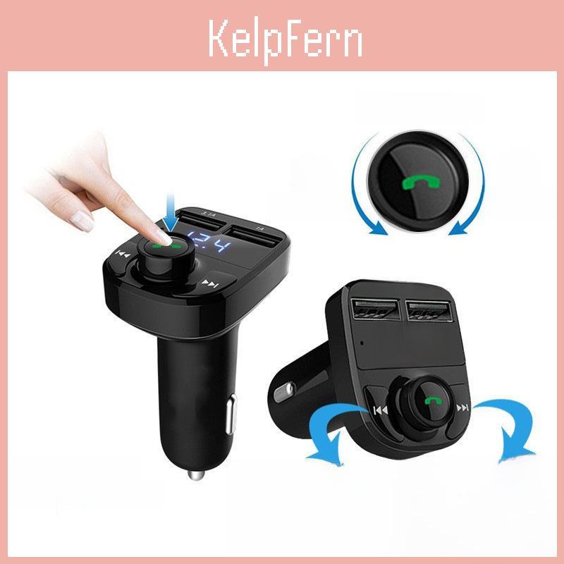 Автомобильный Bluetooth-приемник Зарядное устройство Без потерь Качество звука FM-передатчик Вставка карты Автомобильный MP3-плеер Bluetooth