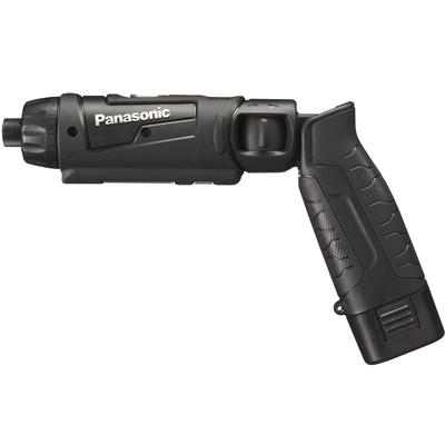 Аккумуляторная дрель-шуруповерт Panasonic, в комплект входит высокоточная маленькая отвертка M5, оснащенная широким светодиодом для руки, черного цвета 7,2 В, 1,5 А·ч