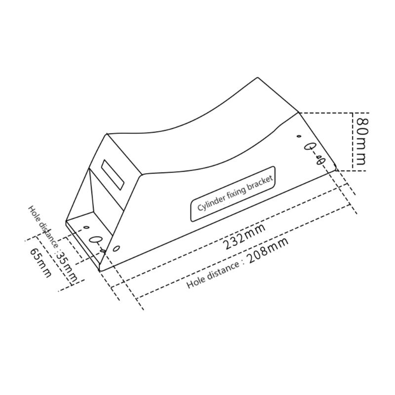 RVs Caravans Liquefied Cylinder Fixing Bracket Gas Tanks Bracket CampersMotorhome