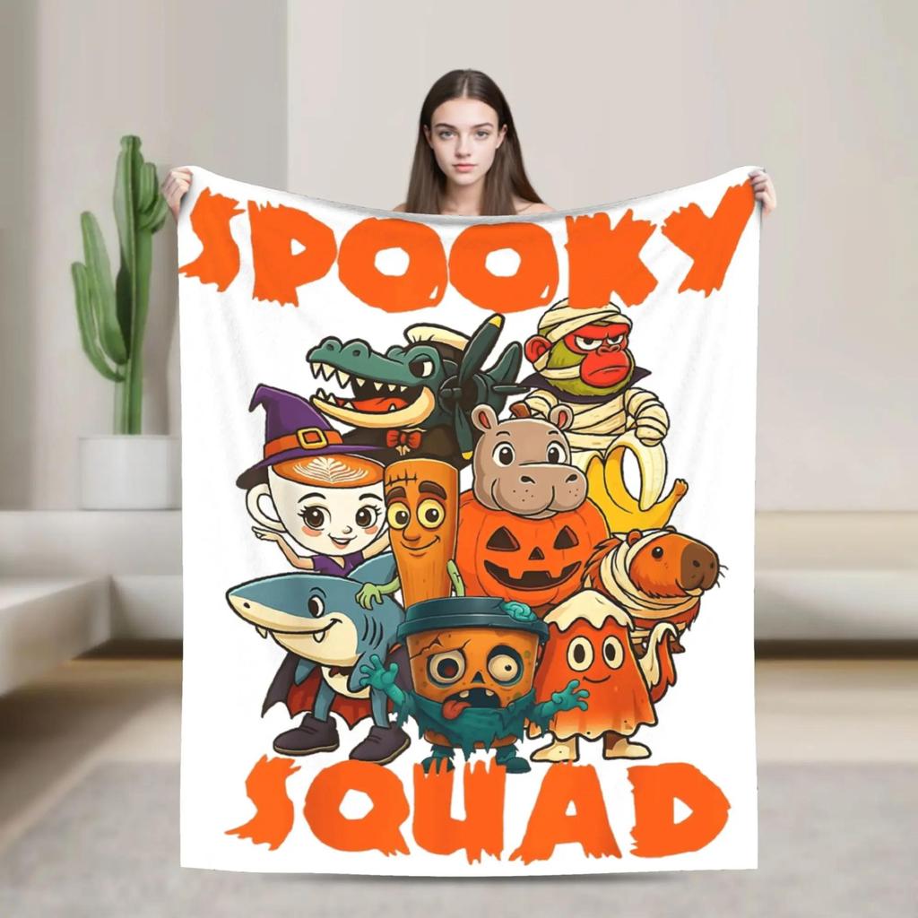 Sigma Boy Italian Brain Meme Super Warm Plush Throw Blanket for Adults Funny Home Decor Flannel Sofa Bedspread Cover