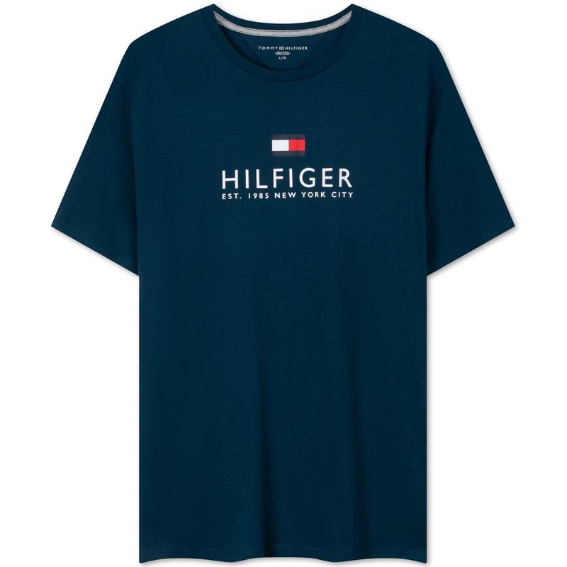 Tommy Hilfiger T-Shirts Men's Crew Neck Moderate 78J6953