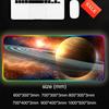 Коврик для мыши Saturn RGB Игровой коврик для мыши Большой светодиодный коврик Настольный коврик для ПК Светящийся коврик для мыши Большие коврики для клавиатуры Настольный ковер с подсветкой