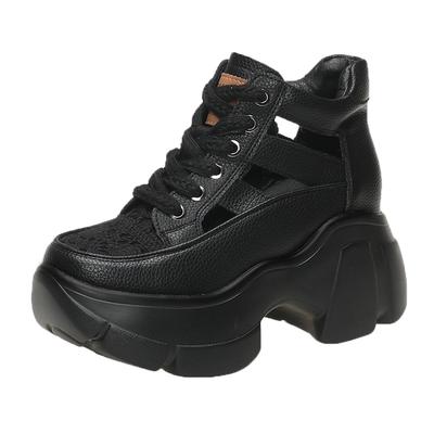 Модные высокие 8 см сандалии летние женские шлепанцы сандалии на платформе уличные толстые пляжные шлепанцы вьетнамки садовая обувь