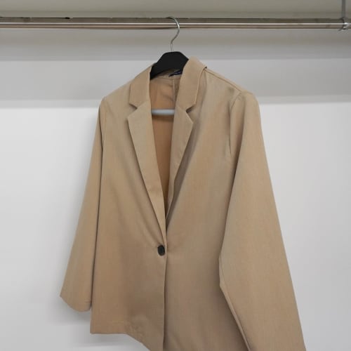 Shinko Hanger Slim Slacks Hanger with Non-Slip Stop Bar, 42cm Wide, "Reverse" Fits Jackets, Slim Stop 42, Black, Swivel Hooks, Made in Japan, 2 Hanger