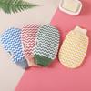 Double Sided Exfoliating Bath Gloves Thickened for Powerful Mud Dead Skin Removal Back Scrubbing Bathing Accessories
