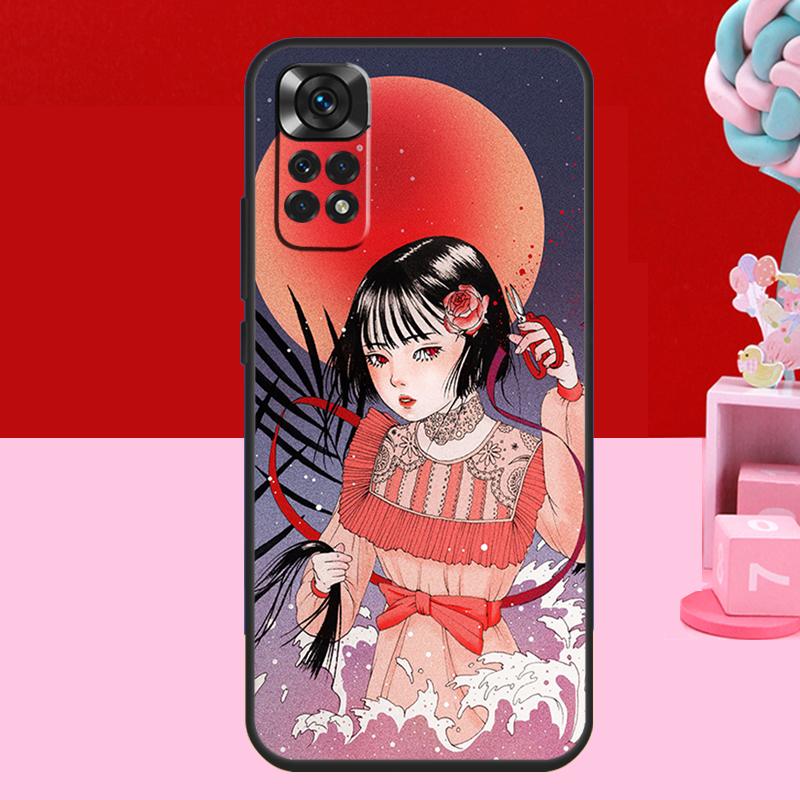 Мультяшный Эстетичный Чехол Для Девочки Для Xiaomi Redmi Note 14 13 12 10 11 15 Pro Plus Redmi 15 C 10C 12C 13C 14C Мягкая Крышка
