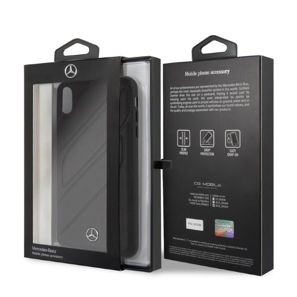 Etui do iPhone XS Max Mercedes Hardcase Czarny