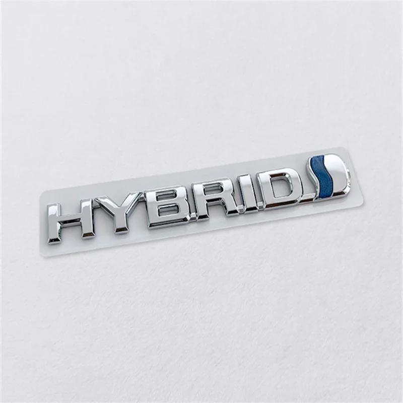 ABS Car Body Fender Side Badge Trunk Sticker for Toyota HYBRID Aygo CHR Auris Rav4 Corolla 4Runner Avalon Avensis Camry