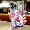 Аниме Кавайная Девушка Ins Стиль Покрытие Чехол для Телефона Для Iphone 16 17 Pro Max Air 16E 14 15 Plus 12 13 Mini Противоударный Подушка Безопасности Чехол