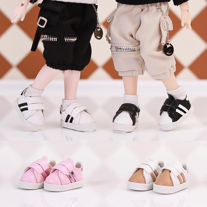 1 пара обуви для кукол OB11, детская обувь, кроссовки для параллельных брусьев, повседневная спортивная обувь, обувь для кукол BJD 1/12, украшение, съемная, материал ПВХ для кукол