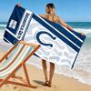 Indianapolis Colts Print Beach Towel, Large Soft Quick Dry Towel for Beach Camping Swimming