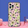 Lovely Avocado Phone Case For iPhone 17 16 15 13 11 12 14 Pro Max mini 15 16 Plus 16e 17 Air Bumper Cover