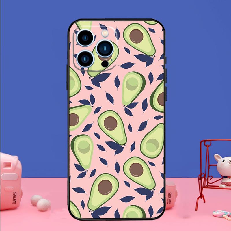 Lovely Avocado Phone Case For iPhone 17 16 15 13 11 12 14 Pro Max mini 15 16 Plus 16e 17 Air Bumper Cover