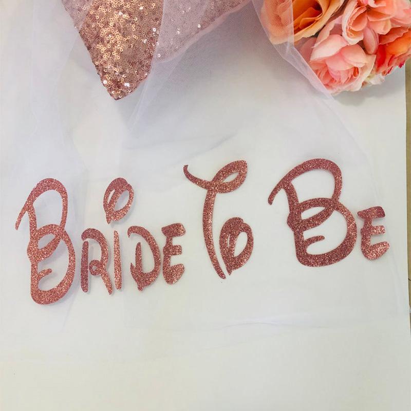 Фата с гребнем пояс свадебный душ свадьба помолвка девичник украшение подарок для невесты