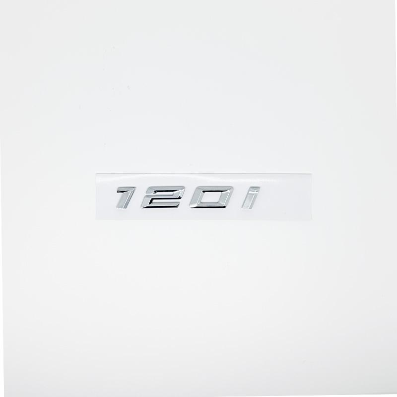 ABS Car Rear Trunk Letters Logo Badge Emblem Sticker For BMW 1 Series 116i 118i 120i 125i 130i 135i 140i E81 E82 E87 E88 F20 F21 up2