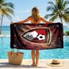 Bournemouth Football Beach Towel Soft Microfiber Summer Towel Quick Dry Absorbent Towel for Beach Swimming Pool Travel