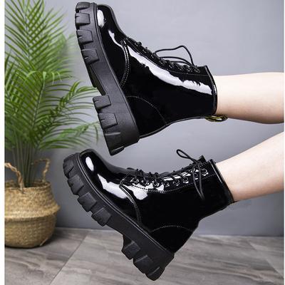 Ботинки Martin женские бархатные новые британские ботинки на толстой подошве осенние одинарные модные короткие ботинки теплые зимние ботинки