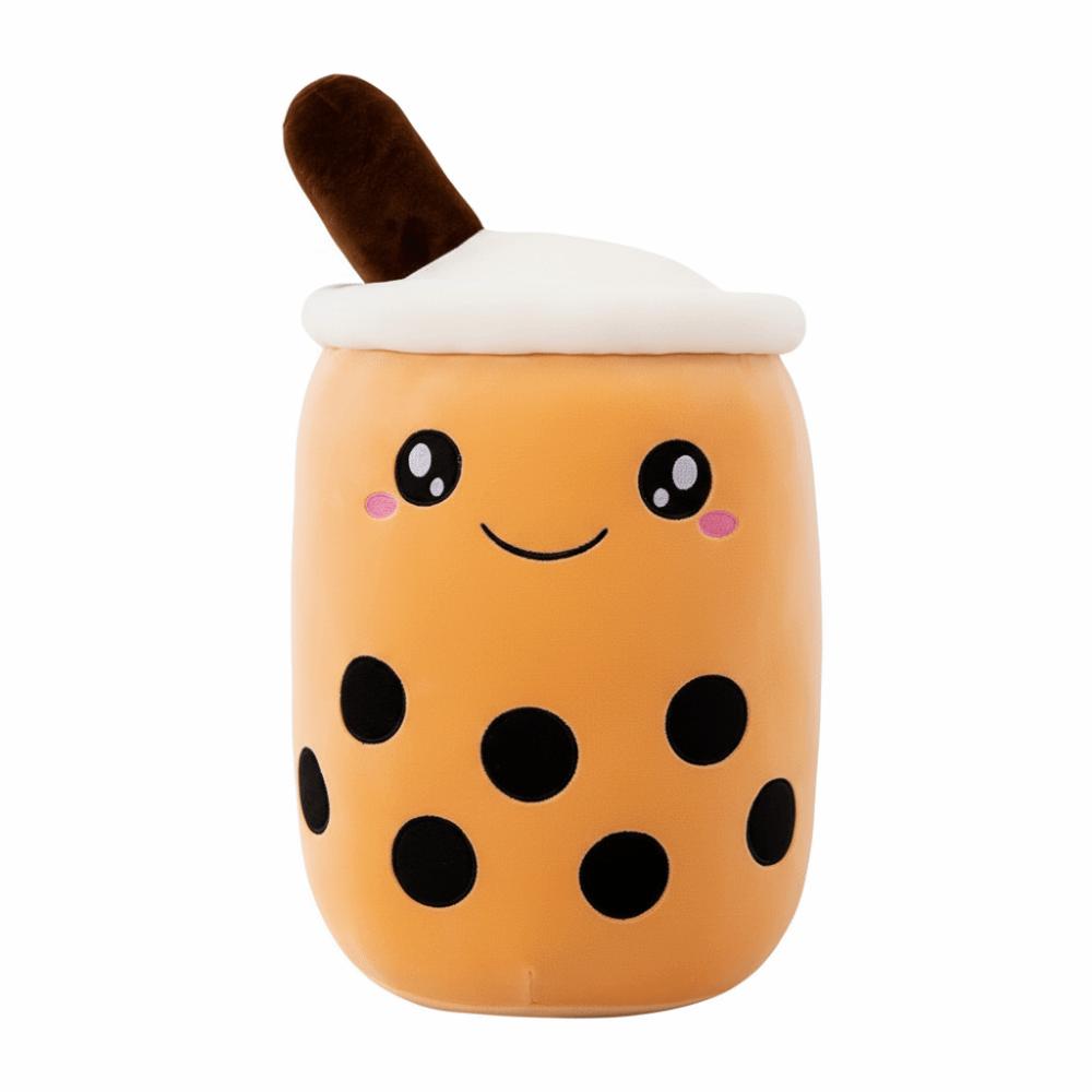 Cushion Boba Pillow Soft Stuffed Plushie Squishy Bubble Tea Pillow Kids