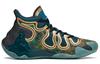 Men's Sneakers ANTA Star Mountain Basketball Shoes Men's High-top Digital Blue/Carbon Gray/Metal Gold