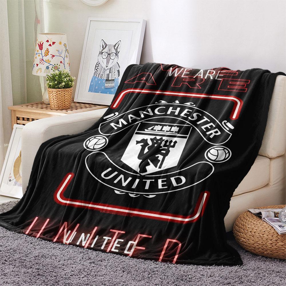 Clear MUFC Standee Blanket, High quality Comfortable for All Seasons, Home Decor, Warmth and Comfort