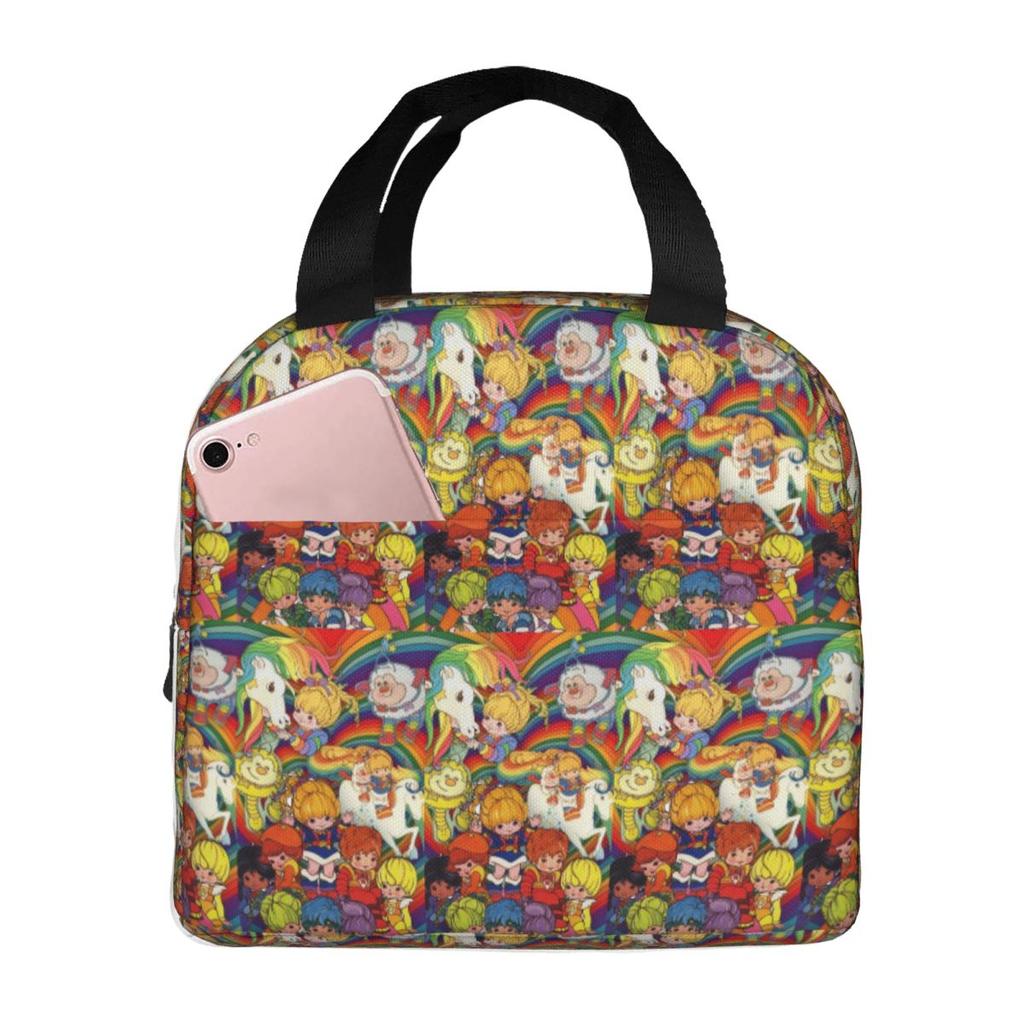 Rainbows Brite Insulated Lunch Bag for Women Office Cooler Thermal Food Box Tote Portable Lunch Boxes Container