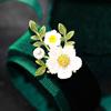 Daisy Flower Brooch Trend Personality Women'S Pin Simple Style Temperament Clothing Accessories Corsage