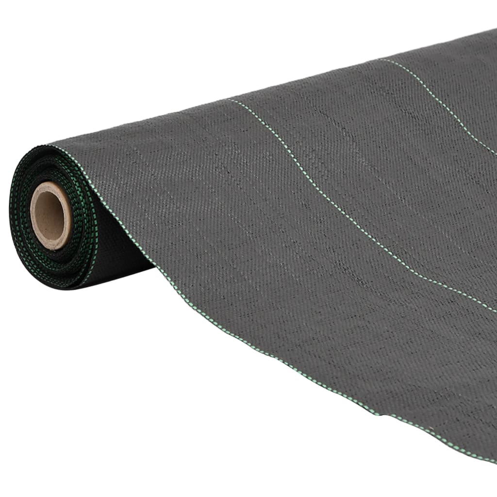 Vidaxl Agrowłóknina Antychwastowa, Czarna, 1X100 M, Pp