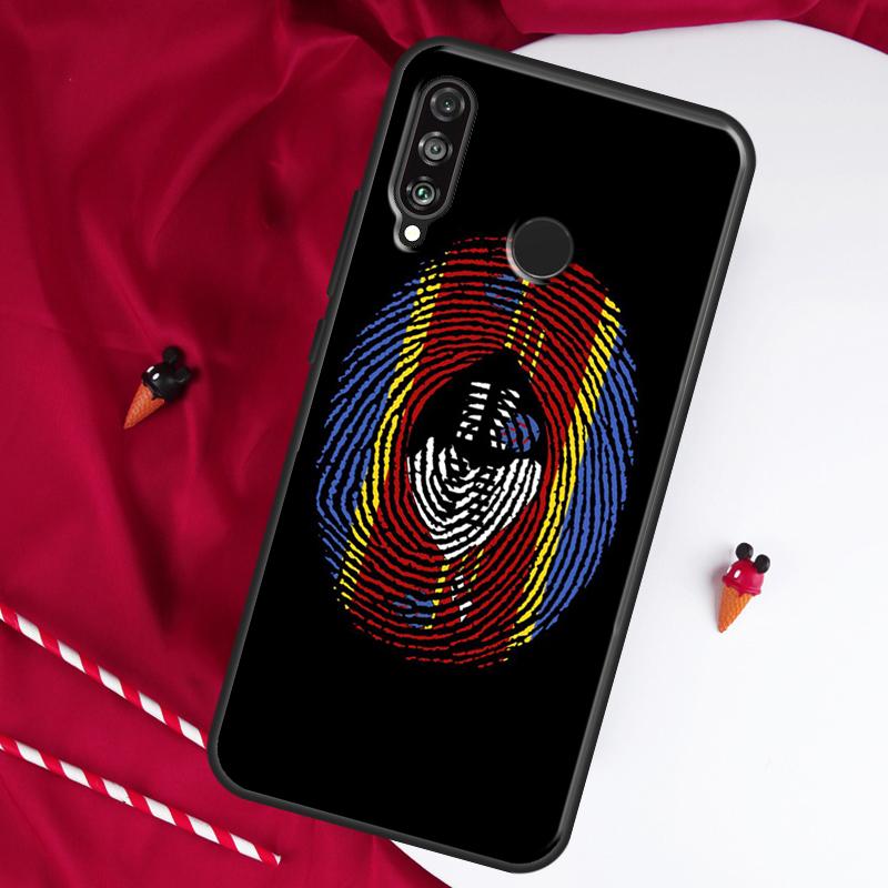 Swaziland Flag For Huawei Nova 10 SE 9 5T 12s 12i 11i Y91 Y90 Y60 Y70 Y72 Y61 P20 P30 P40 Lite P60 Pro Case