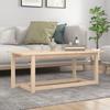VidaXL Coffee Table 110x55x45 Cm Solid Pine Wood 822167