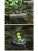 Floating Frog Ornament for Garden Pond Landscaping