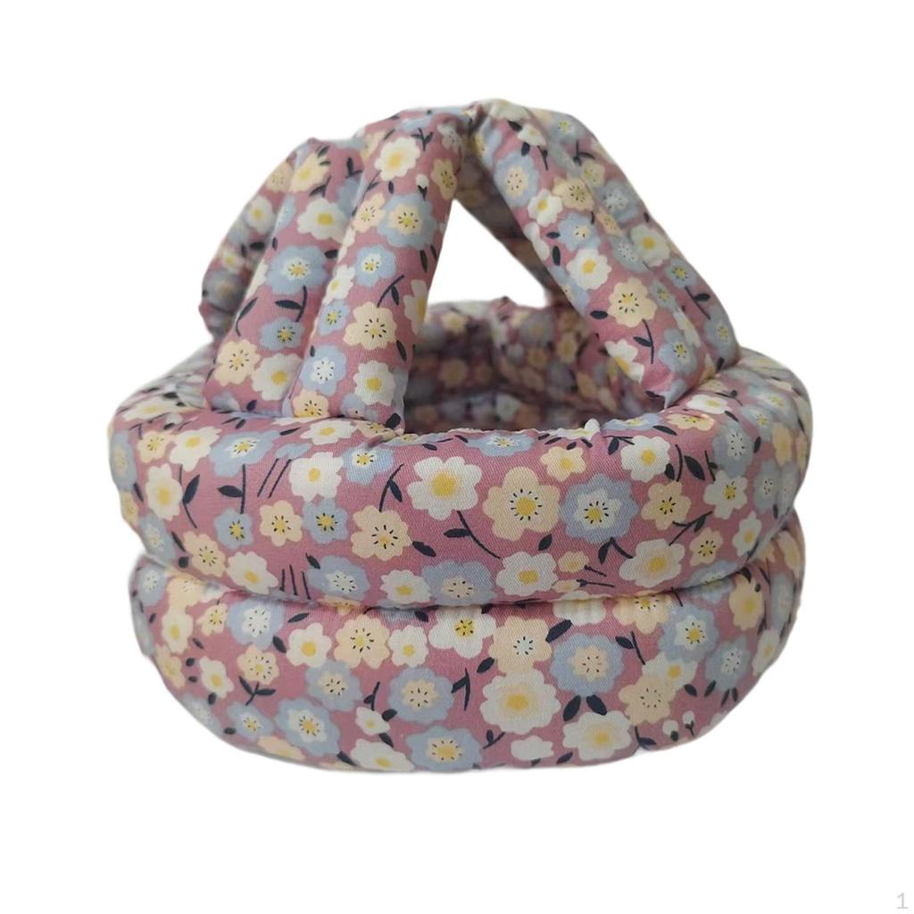 Шляпа для защиты от падений Мягкая Защитная для пожилых людей для взрослых Покупки Коридор синий цветок