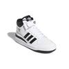 adidas Кроссовки Forum Mid J White Black для детей Облачно-белый Основной черный FZ2083