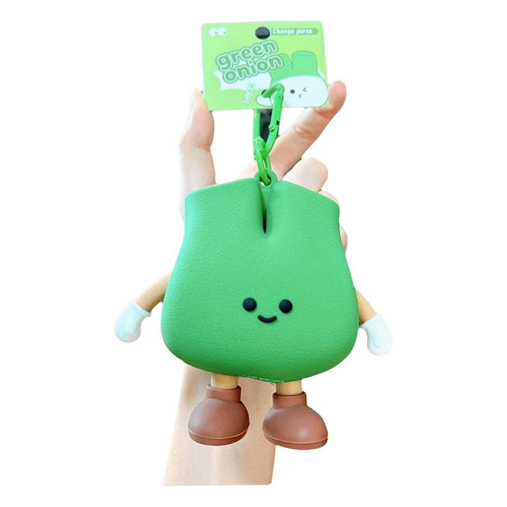 Funny Small Coin Purse Blueberrie Silicone Bag Pendant Fashion Change Storage Bag Earphone Storage